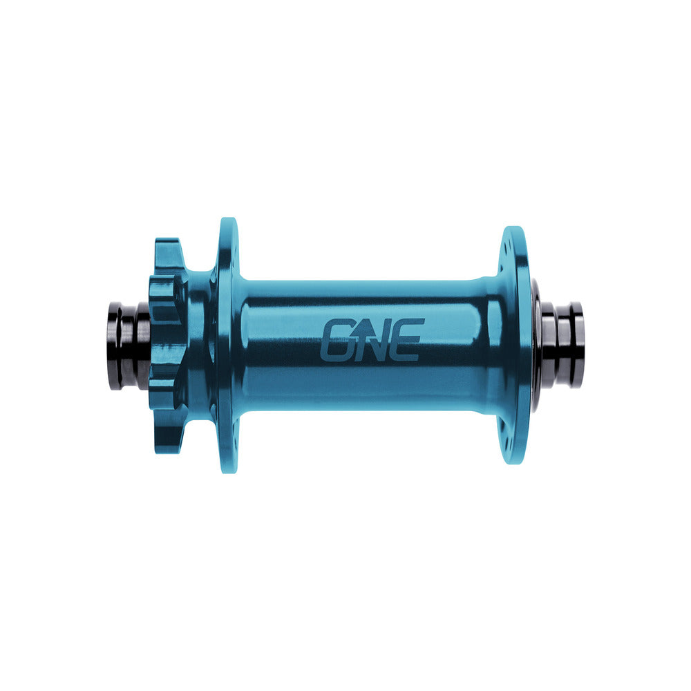 OneUp Components Front Hub, 110 x 15, 6 Bolt, 28H, Blue