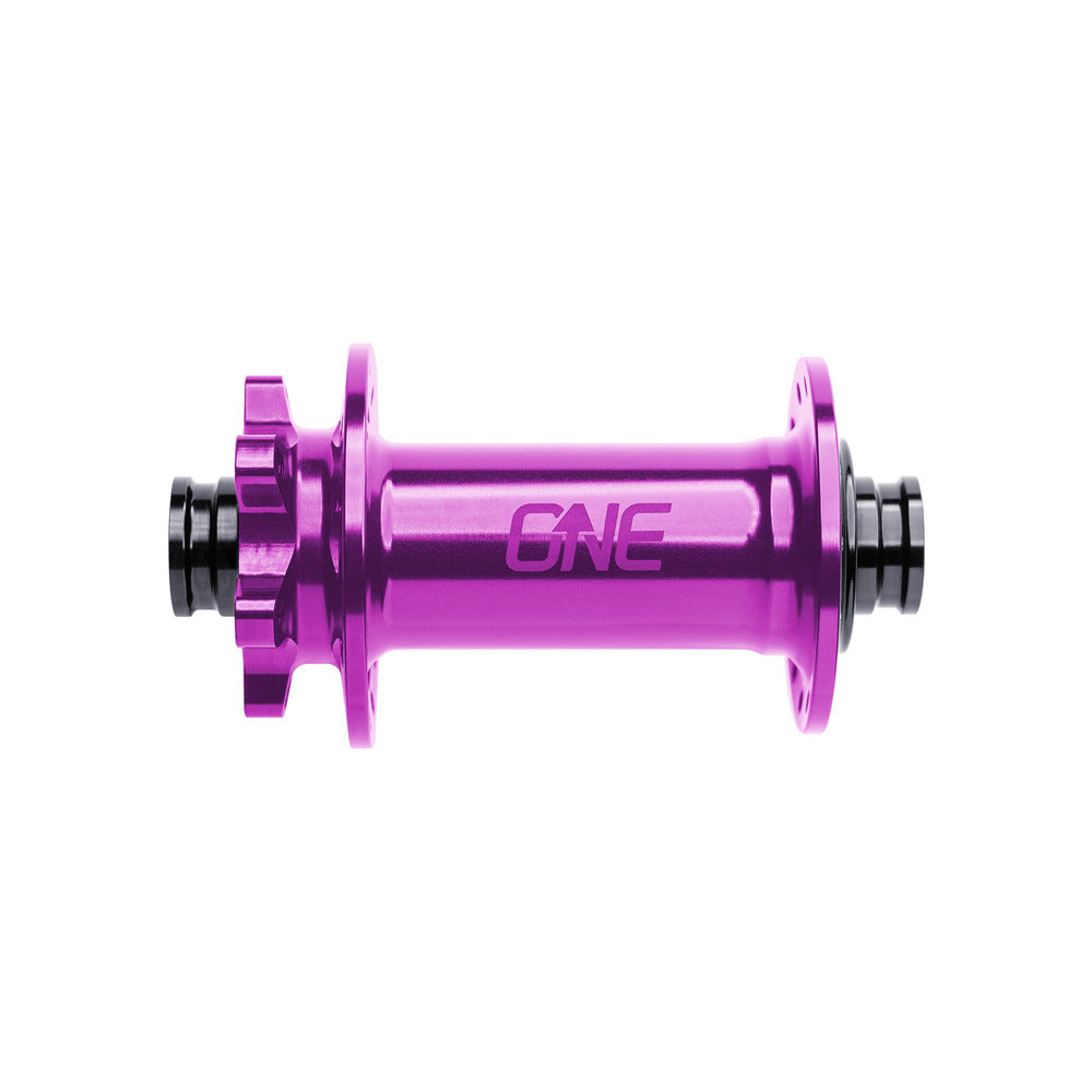 OneUp Components Front Hub, 110 x 15, 6 Bolt, 32H, Purple