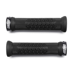 OneUp Components Jackson Goldstone Lock-On Grips, Black - Grip - Goldstone Grips