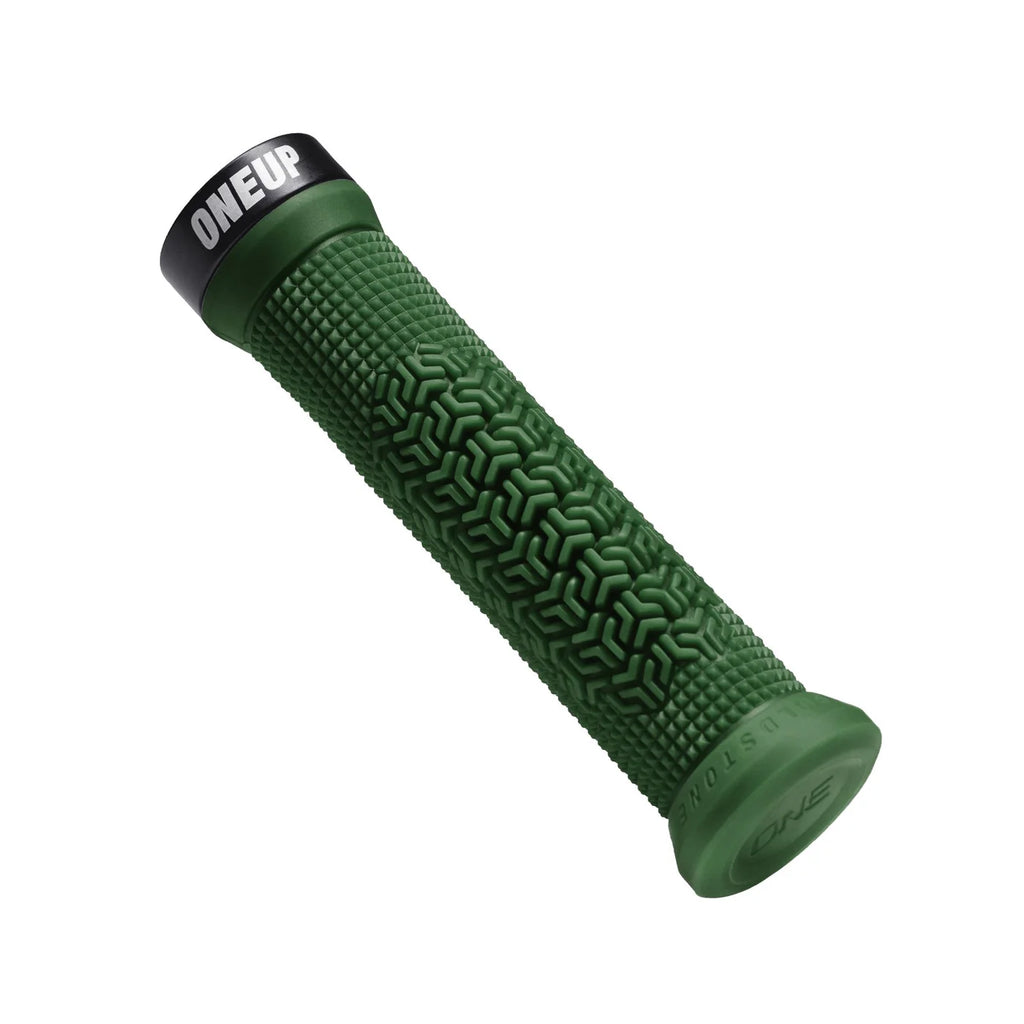 OneUp Components Jackson Goldstone Lock-On Grips, Dark Green MPN: 1C1079DGR UPC: 628219407566 Grip Goldstone Grips