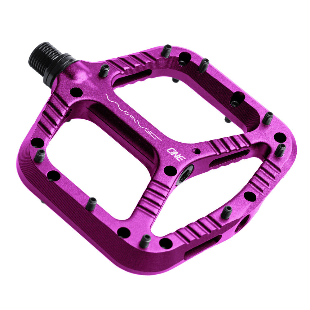 convex pedals OneUp Components Wave Pedals, Purple
