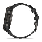 Garmin fenix 8 Smartwatch - 47mm, AMOLED, Sapphire, Carbon Gray DLC Titanium with Black/Pebble Gray Silicone MPN: 010-02904-20 UPC: 753759338107 Fitness Computers fenix 8 Smartwatch AMOLED Sapphire