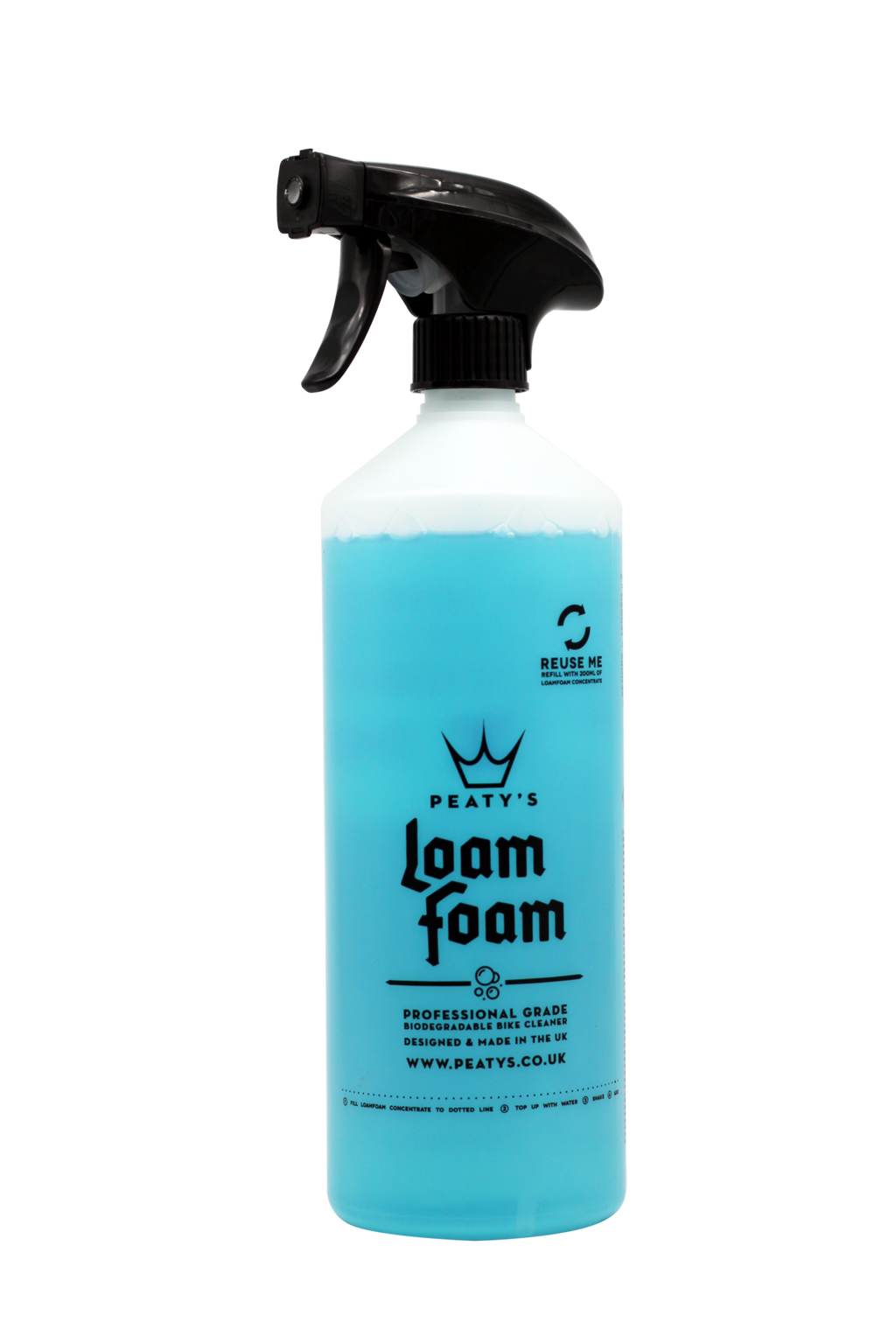 Peaty's Loam Foam 1L Spray Bottle MPN: PLF1 UPC: 5060541580039 Degreaser / Cleaner Loam Foam