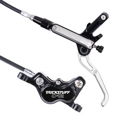 Trickstuff Direttissima Brakeset, Black/Silver, Kevlar Hose Front 900mm - Rear 1700mm, C42 Caliper MPN: BDRTAFLKPQBSA0002S UPC: 4251189806235 Disc Brake & Lever Direttissima