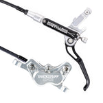 Trickstuff Direttissima Brakeset, Silver/Black, Kevlar Hose Front 900mm - Rear 1700mm, C42 Caliper MPN: BDRTAFSKPQBLA0002S UPC: 4251189806242 Disc Brake & Lever Direttissima