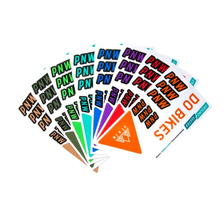 PNW Components X Ground Keeper Custom Handlebar Decal Sheet