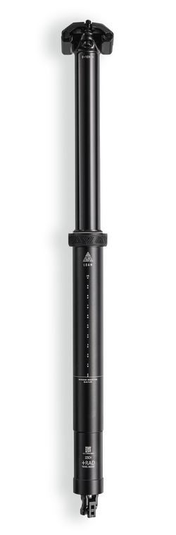 PNW Components Loam Dropper Post, Gen 2, 34.9mm, Black - Dropper Seatpost - Loam Dropper Post Gen 2