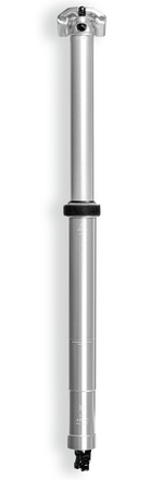 PNW Components Loam Dropper Post, Gen 2, 31.6mm, Silver - Dropper Seatpost - Loam Dropper Post Gen 2
