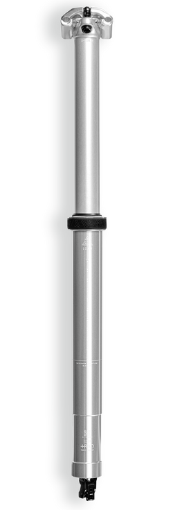 PNW Components Loam Dropper Post, Gen 2, 30.9mm, Silver - Dropper Seatpost - Loam Dropper Post Gen 2