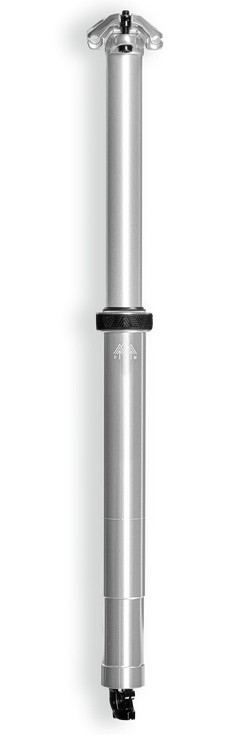 PNW Components Loam Dropper Post, Gen 2, 31.6mm, Silver Dropper Seatpost Loam Dropper Post Gen 2