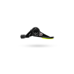 PNW Loam Lever V2 Dropper Post Lever, MMX Mount Clamp, Black/Hyper Lichen - Dropper Seatpost Remote - Loam V2 Dropper Remote