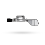 PNW Loam Lever V2 Dropper Post Lever, MMX Mount Clamp, Silver/Hyper Lichen - Dropper Seatpost Remote - Loam V2 Dropper Remote