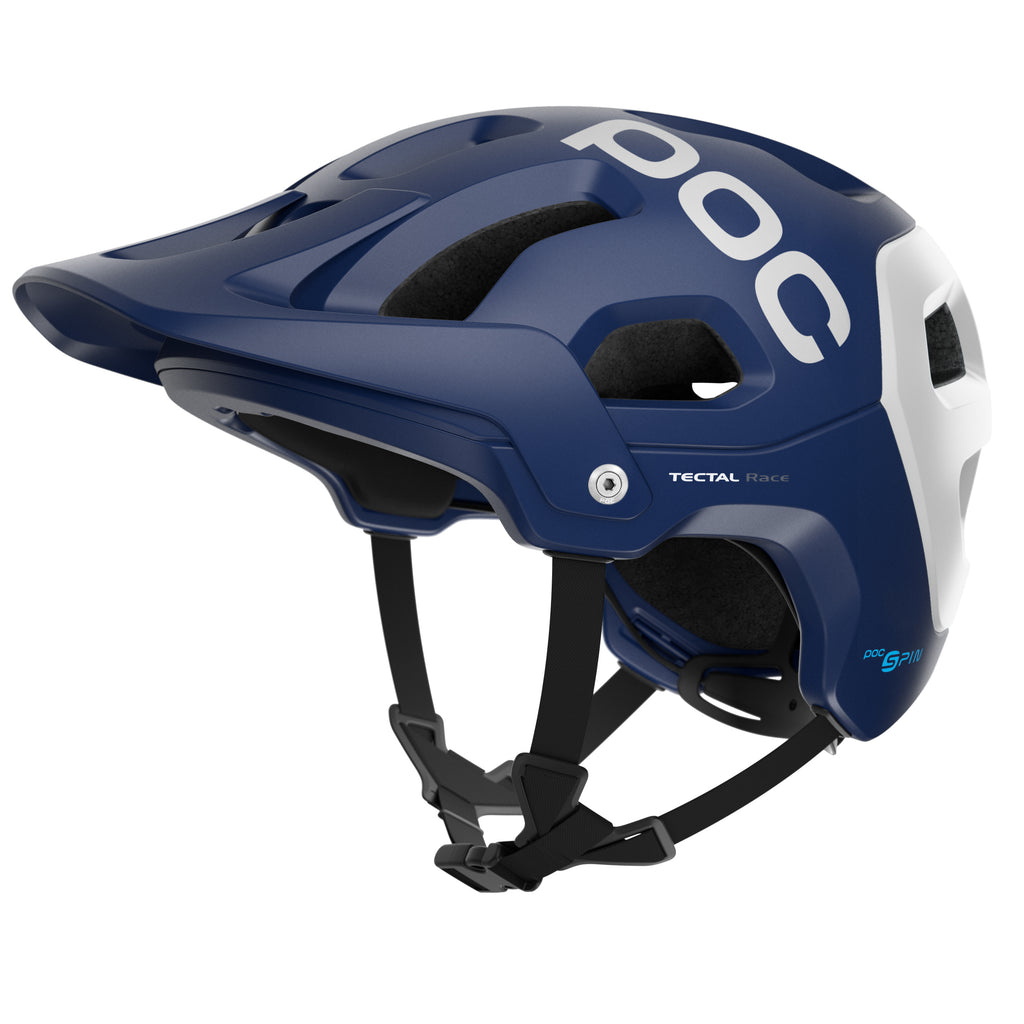 bike helmets blue white POC Tectal Race SPIN Helmet