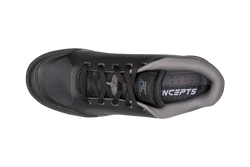 Ride Concepts Men's Powerline Flat Shoe Black / Charcoal Size 10 - Flat Shoe - Powerline Flat Shoe