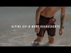 Video: KETL Mtn Alpine Dip-N-More 7" Boardshorts - Quick Dry, Rear Zipper Pocket Men's Swim Trunks Made For Travel Navy Men's Short/Bib Short Alpine Dip-N-More 7.5" Board Shorts