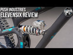 Video: Push Industries ElevenSix Rear Shock, Transition Scout/Sentinel (205 x 62.5) Trunnion Metric, Liquid Black, (Special Order Item) - Rear Shock ElevenSix Rear Shock