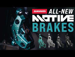Video: SRAM Motive Silver Disc Brake and Lever - Front, 950mm Hose, Post Mount, 4-Piston, Aluminum Lever, Black, A1 - Disc Brake & Lever Motive Silver 4-Piston Disc Brake and Lever