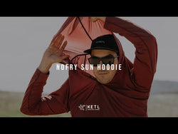 Video: KETL Mtn Nofry Sun Hoodie - SPF/UPF 30+ Sun Protection Shirt Lightweight For Summer Travel - Burgundy Men's Sweatshirt/Hoodie Nofry Sun Hoodie