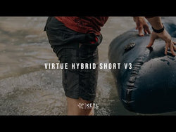 Video: KETL Mtn Virtue Hybrid Shorts V3 9" Inseam: Swim, Hike, Travel, Lounge, Bike - Men's Hiking Chino Style Lightweight Brown Short/Bib Short Virtue V.3 9" Hybrid Shorts