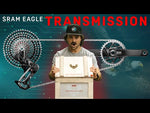 Video: SRAM 1987 Eagle Transmission Power Meter Groupset - 170mm, 32 and 34t Chainrings, POD Controllers, 10-52t Cassette, Rear - Kit-In-A-Box Mtn Group 1987 Eagle AXS T-Type Transmission Power Meter 12-Speed Groupset