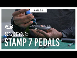 Video: Crankbrothers Stamp 7 Pedals - Platform, Aluminum, 9/16", High Polish Silver, Large - Pedals Stamp 7 Pedals