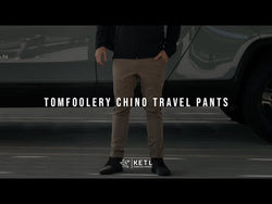 Video: KETL Mtn Tomfoolery Travel Pant Straight Fit 34" Inseam: Stretchy, Packable, Casual Chino Style W/ Zipper Pockets - Grey Men's Casual Pants Tomfoolery Travel Pant 34"