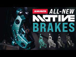 Video: SRAM Motive Ultimate Disc Brake and Lever - Rear or Front, 2000mm Hose, Post Mount, 4-Piston, Alum Lever Body, Carbon - Disc Brake & Lever Motive Ultimate 4-Piston Disc Brake and Lever