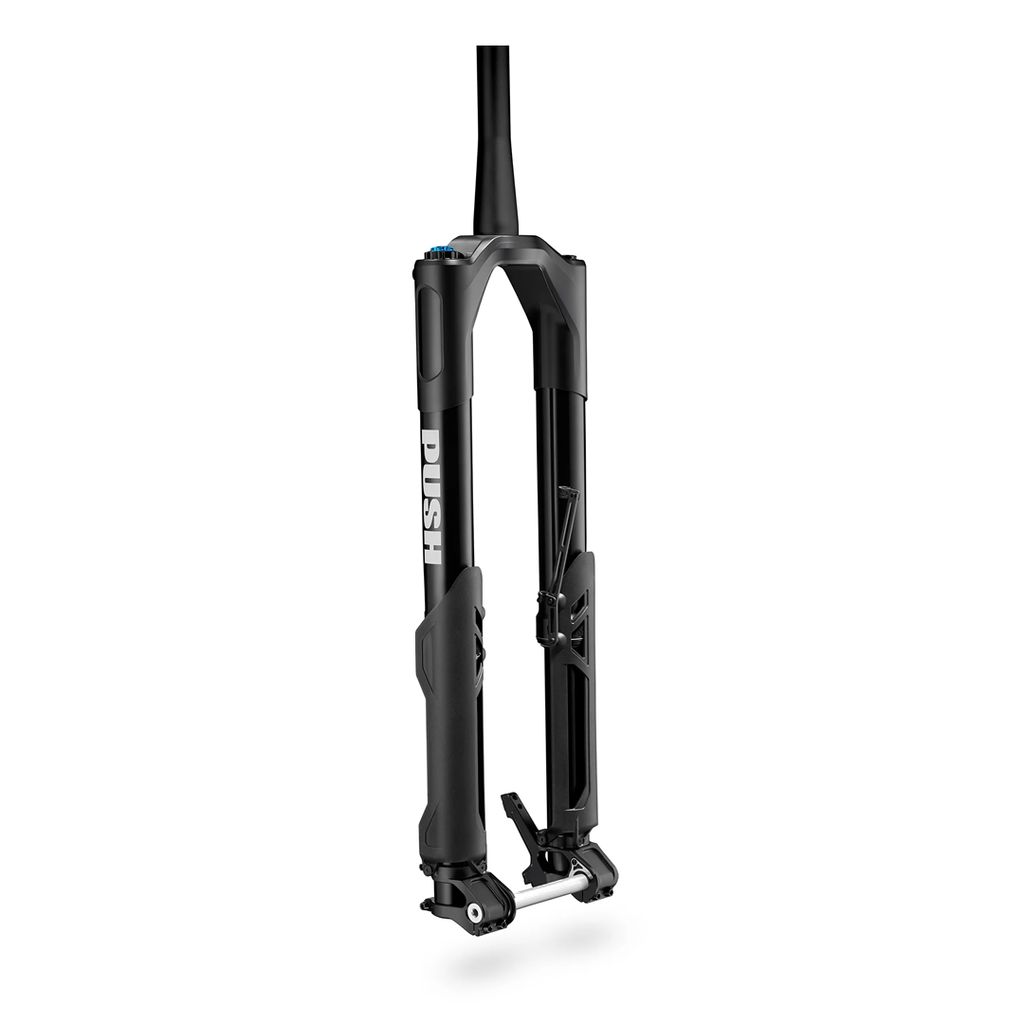 PUSH Industries Nine One V2 Suspension Fork, 27.5", 170mm, 15 x 110mm Boost, 37mm Offset, Black MPN: PUSH-NINEONE-275-BLK-170 Suspension Fork Nine One V2