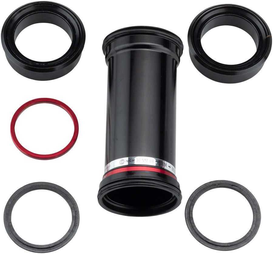 RaceFace CINCH BB107 Bottom Bracket: 41mm ID x 107mm Shell x 30mm Spindle, Double Row Bearing, External Seal - Bottom Brackets - CINCH Bottom Bracket