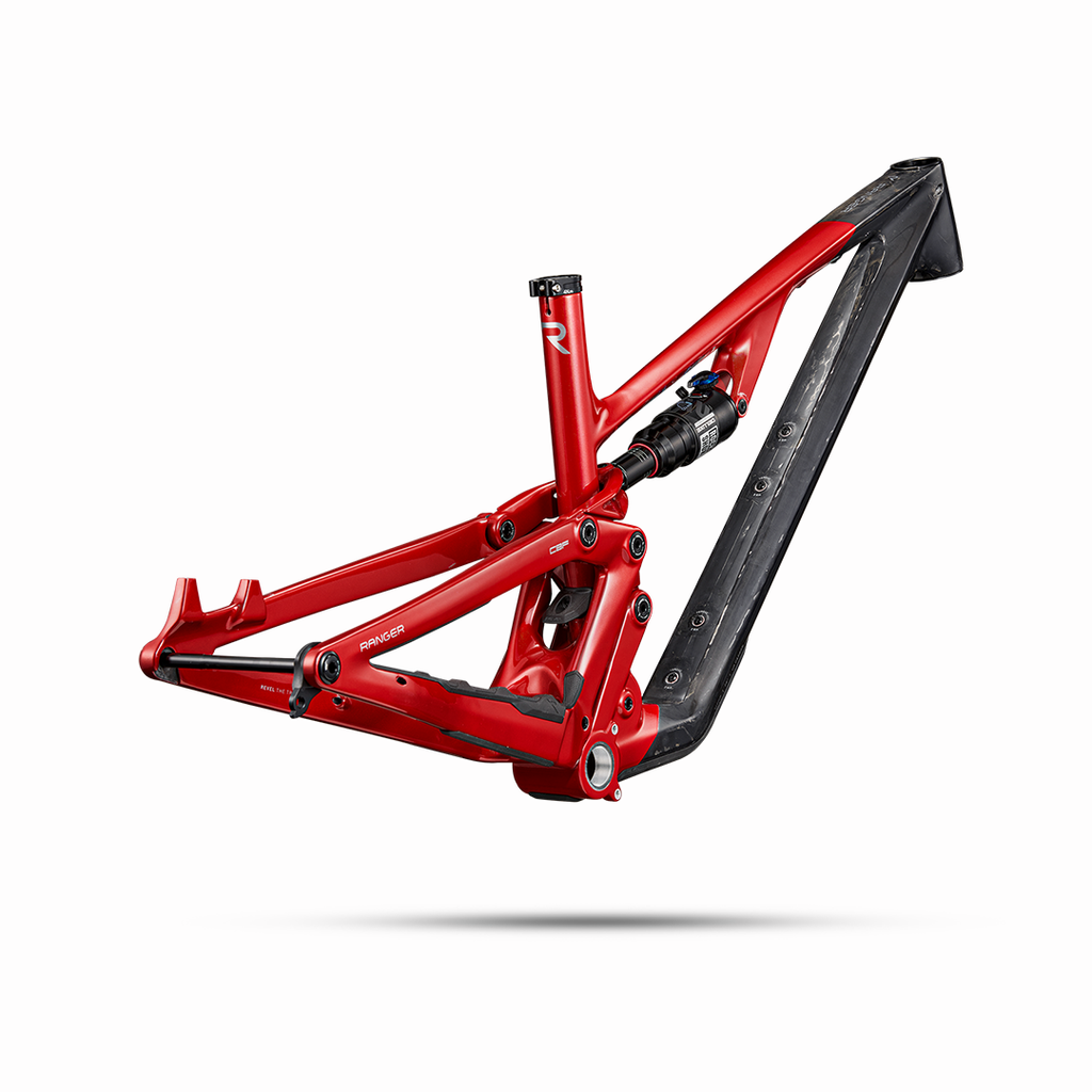 Revel Ranger Framekit w/ Rockshox Deluxe Ult, Red Zeppelin Mountain Frame Ranger