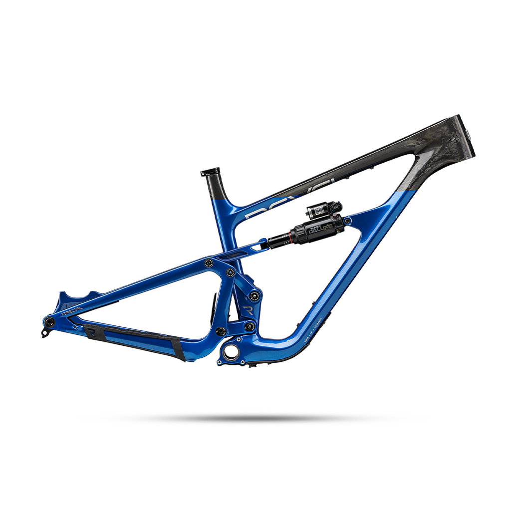 Revel Rascal Framekit w/ Rockshox Super Deluxe Ult, Desert Chemistry Black/Blue