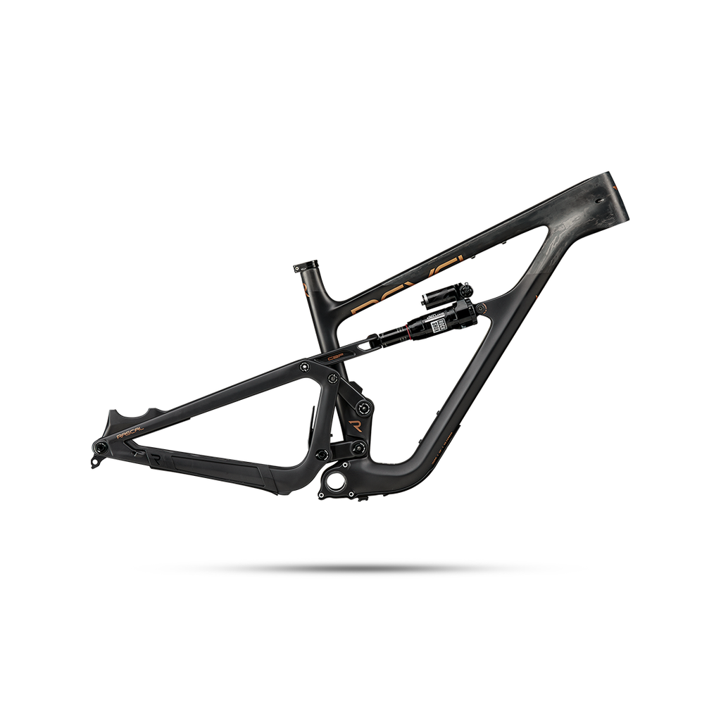 Revel Rascal SL Framekit w/ Rockshox Super Deluxe Ult, Copperhead Black/Bronze Mountain Frame Rascal SL