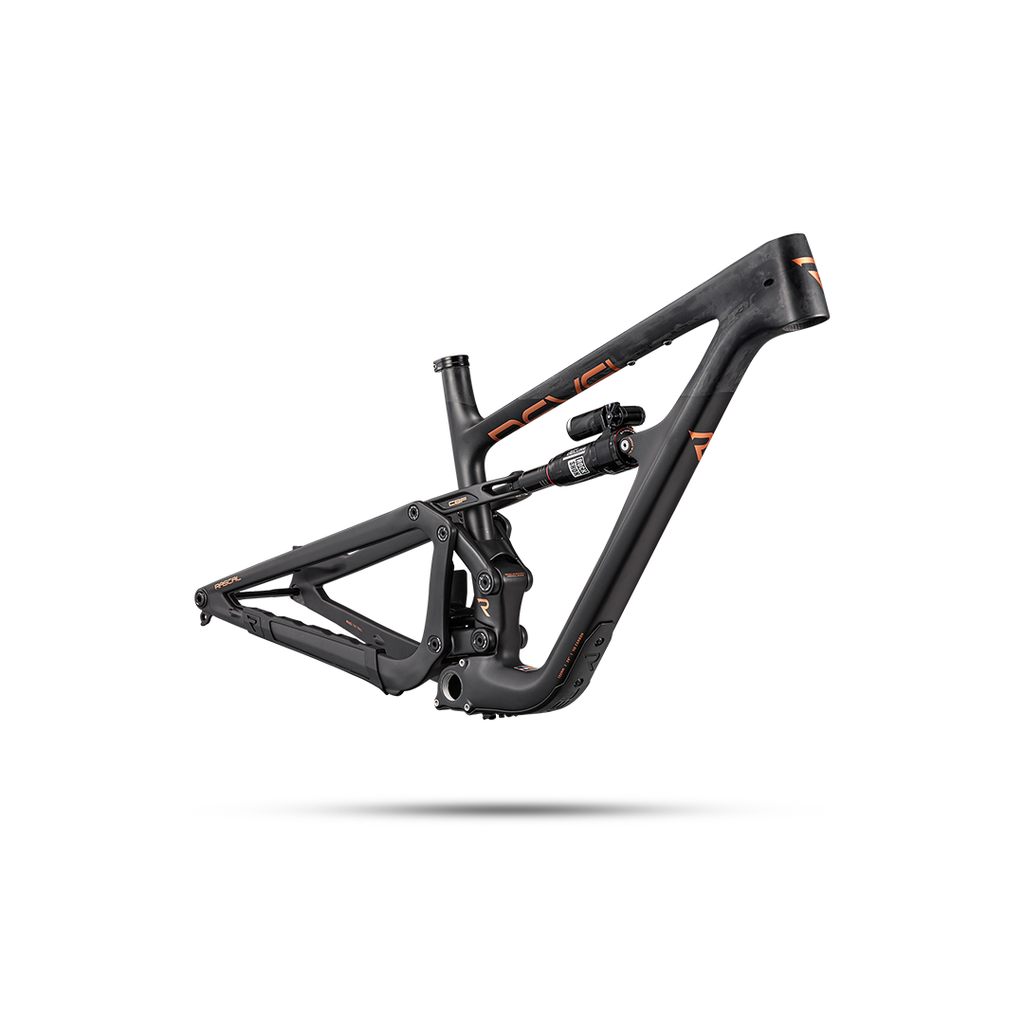 Revel Rascal SL Framekit w/ Rockshox Super Deluxe Ult, Copperhead Black/Bronze - Mountain Frame - Rascal SL