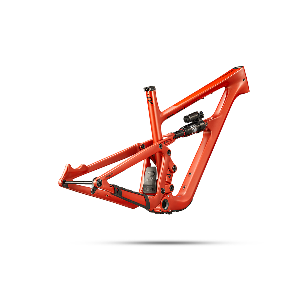 Revel Rascal SL Framekit w/ Rockshox Super Deluxe Ult, Pulp Friction Orange Mountain Frame Rascal SL