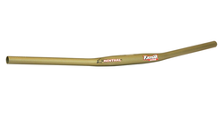 Renthal FatBar Lite Zero Handlebar - Aluminum, 0mm, 780mm, 31.8mm, Gold, V2 - Flat/Riser Handlebar - FatBar Lite Handlebar