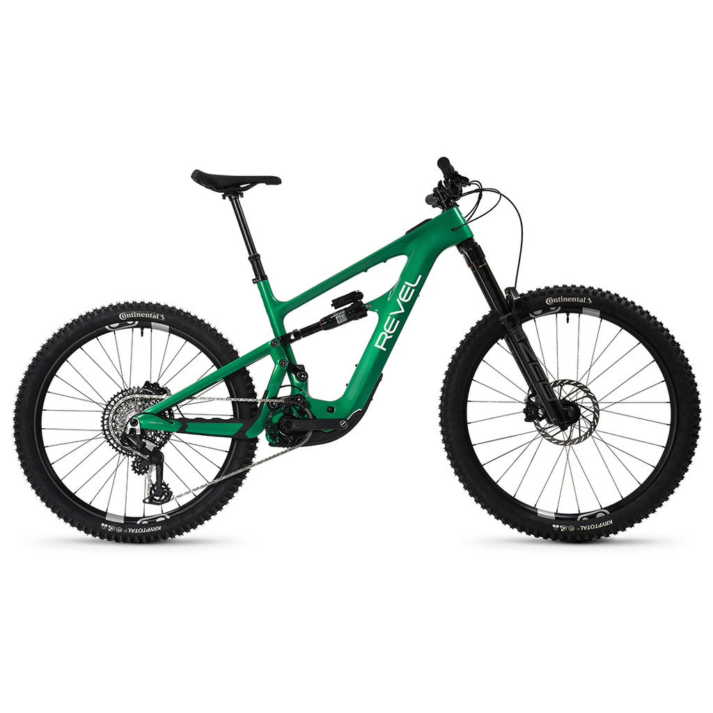 Revel ReRun Complete E-Bike w/ Treeline SRAM Eagle 90 T-Type Kit, Green E-Mountain Bike ReRun