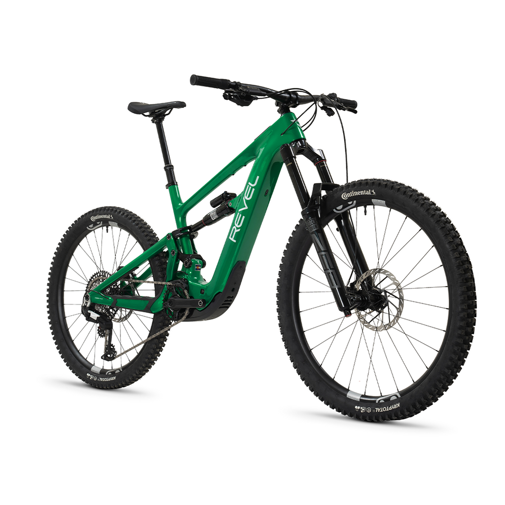 Revel ReRun Complete E-Bike w/ Treeline SRAM Eagle 90 T-Type Kit, Green - E-Mountain Bike - ReRun