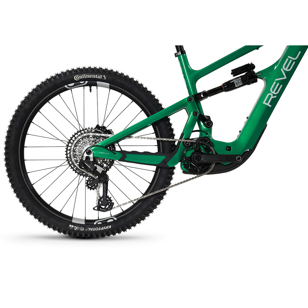 Revel ReRun Complete E-Bike w/ Treeline SRAM Eagle 90 T-Type Kit, Green E-Mountain Bike ReRun