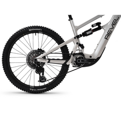 Revel ReRun Complete E-Bike w/ Summit SRAM Eagle X0 T-Type Kit, White E-Mountain Bike ReRun