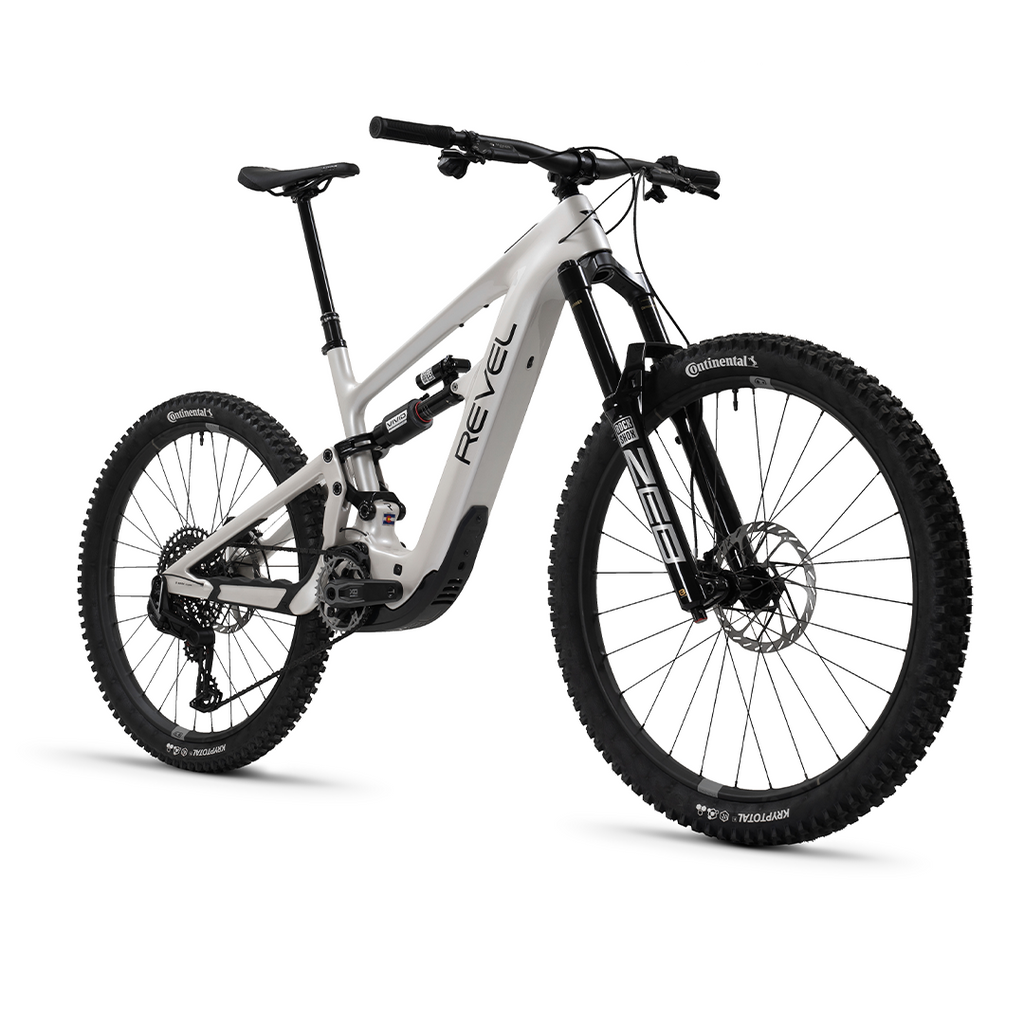 Revel ReRun Complete E-Bike w/ Summit SRAM Eagle X0 T-Type Kit, White - E-Mountain Bike - ReRun