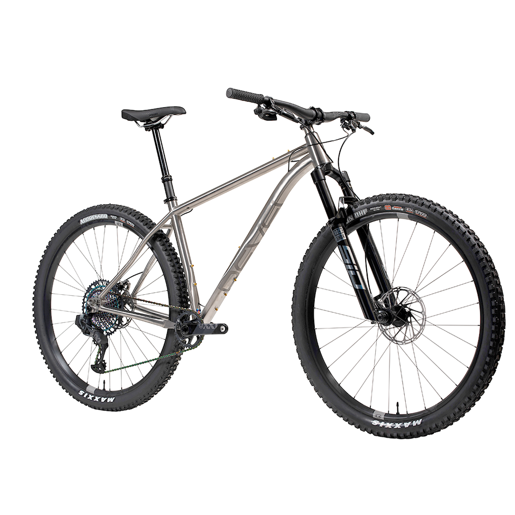 Revel El Jefe Complete, SRAM X01 Eagle, Raw Titanium - Mountain Bike - El Jefe