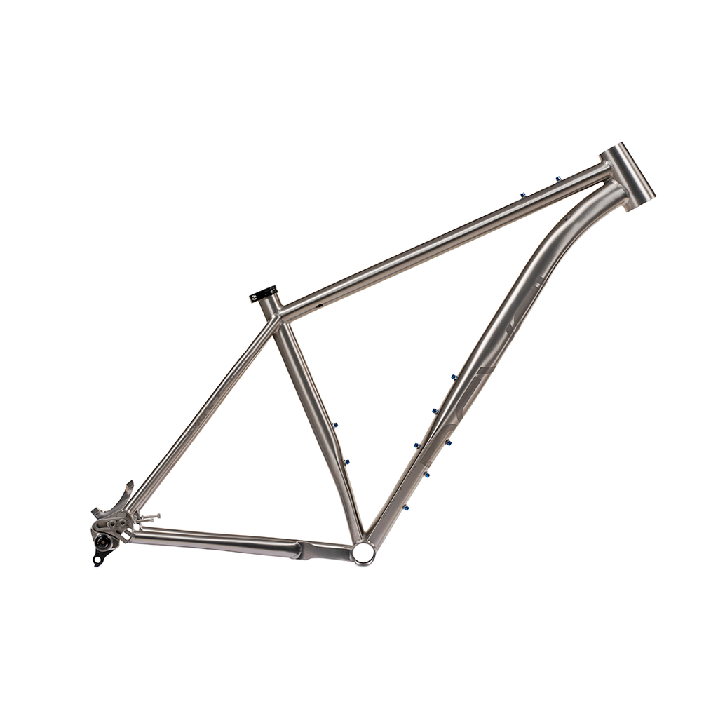 Revel El Jefe Frameset, Raw Titanium Mountain Frame El Jefe