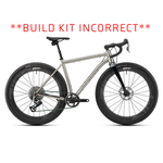 Revel R+ Complete Gravel Bike, Sram Rival XPLR Build, Raw Titanium Gravel Bike R+