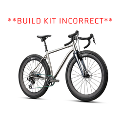 Revel R+ Complete Gravel Bike, Sram Rival XPLR Build, Raw Titanium - Gravel Bike - R+