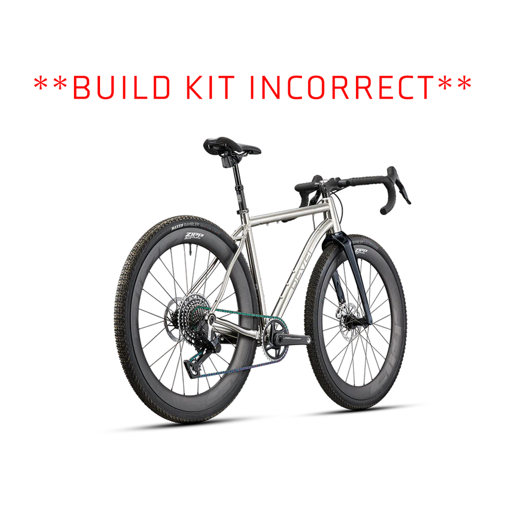 Revel R+ Complete Gravel Bike, Sram Rival XPLR Build, Raw Titanium Gravel Bike R+