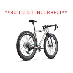 Revel R+ Complete Gravel Bike, Sram Rival XPLR Build, Raw Titanium Gravel Bike R+