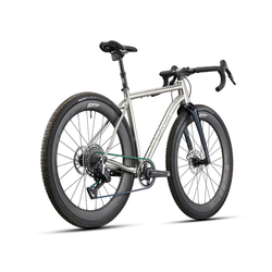 Revel R+ Complete Gravel Bike, Sram Red XPLR Build, Raw Titanium Gravel Bike R+