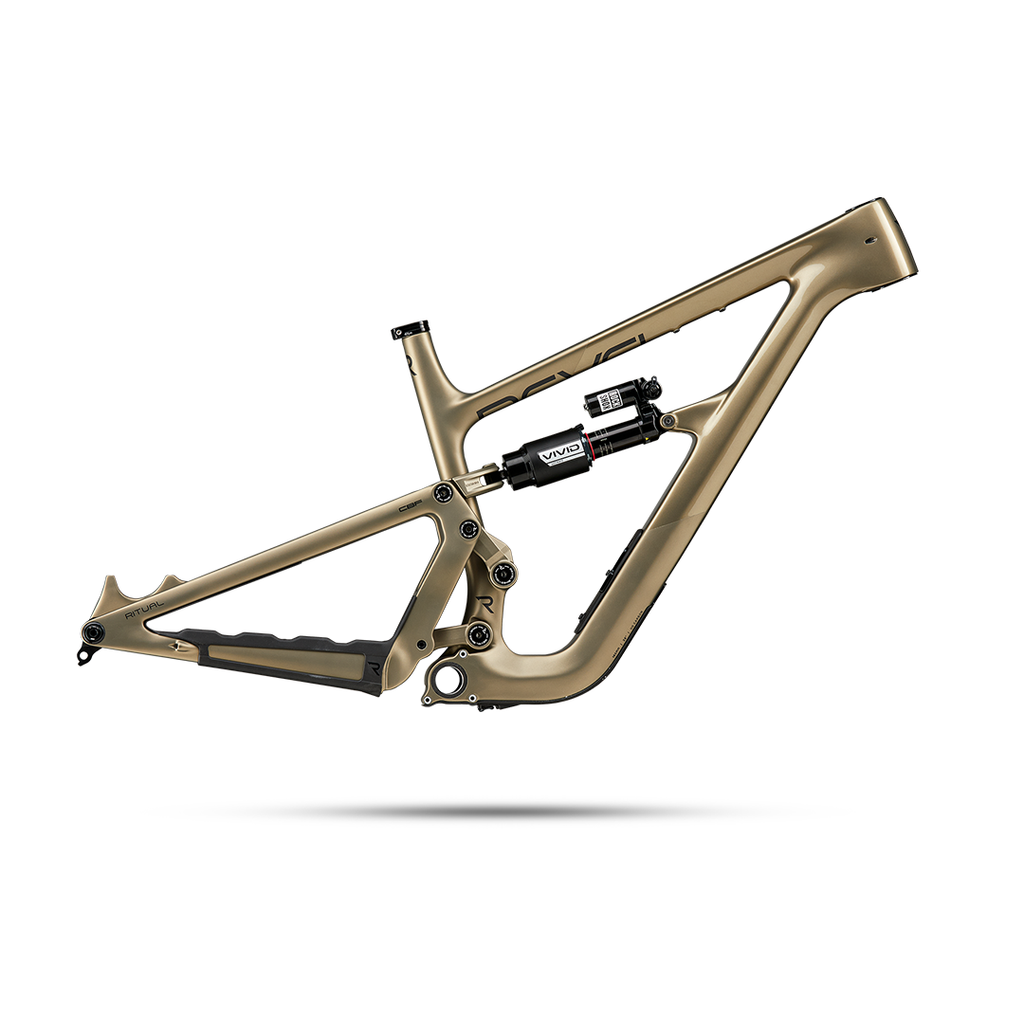 Revel Ritual Frameset Only w/ Rockshox, Pewter Pan