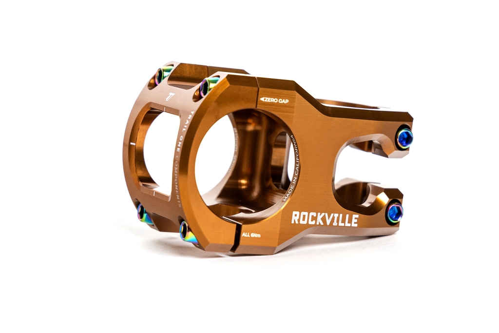 Trail One Components The Rockville Stem - Made in California Bronze  35mm Clamp 50mm Length MPN: SM.RV.BRZ.50 Stems Rockville Stem
