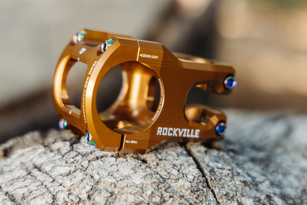 Trail One Components The Rockville Stem - Made in California Bronze 35mm Clamp 40mm Length MPN: SM.RV.BRZ.32 Stems Rockville Stem